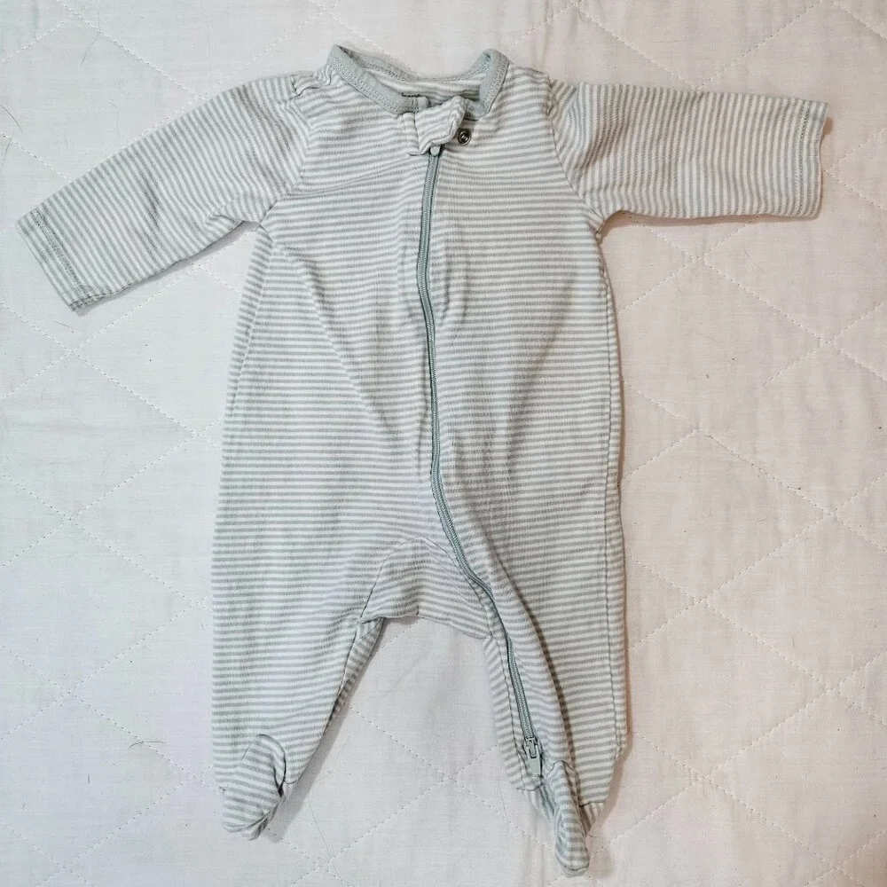Carters Baby Boy Footed Sleepers Pajamas Play Suits Sz 3M Lot of 3‎ Zip-Up